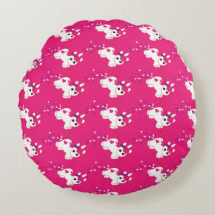 Cute Nursery Unicorn Decor Round Cushion