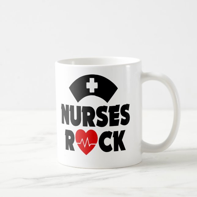 Cute Nurses Rock Mug (Right)