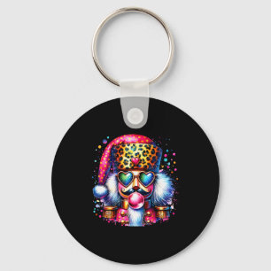 Cute Nutcracker Blowing Bubble Gum Nk Christmas Pa Key Ring