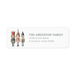Cute Nutcracker Return Address Labels