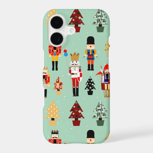 Cute Nutcrackers and Christmas Trees (Back)