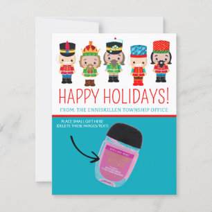 Cute Nutcrackers, Holiday, Personalised Gifting Invitation