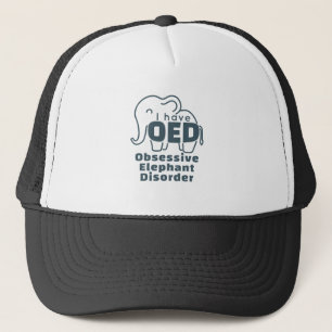 Cute Obsessive Elephant Disorder Trucker Hat