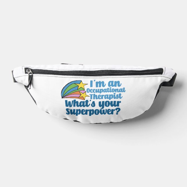 Cute Occupational Therapist Superhero Bum Bags (Lay Down)
