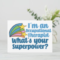 Cute Occupational Therapist Superhero