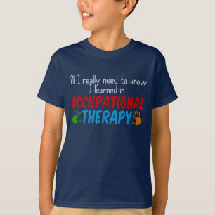 Cute Occupational Therapy Handprints Kids T-Shirt