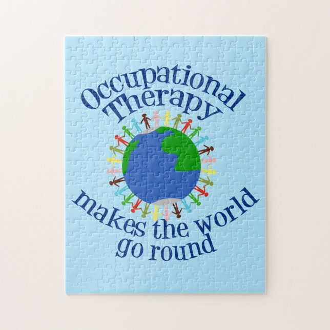 Cute Occupational Therapy Jigsaw Puzzle (Vertical)
