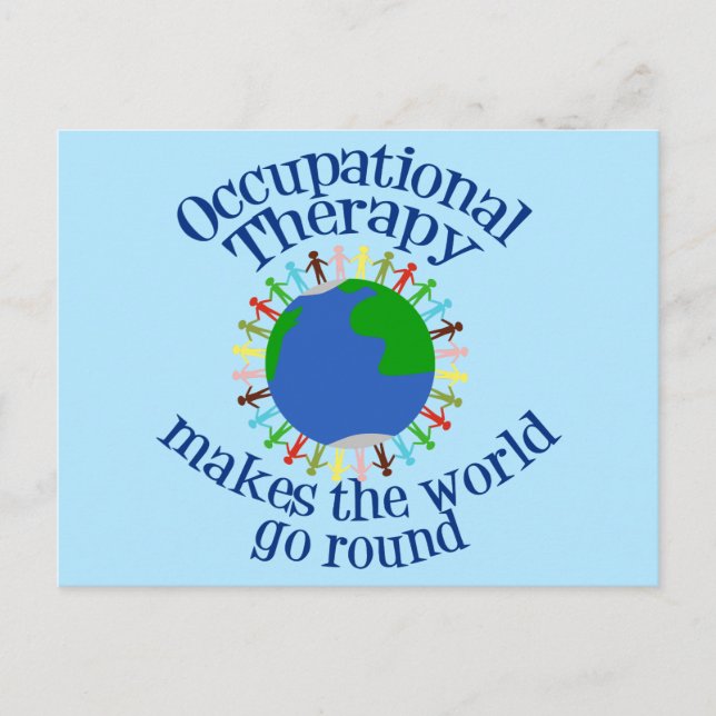 Cute Occupational Therapy Postcard (Front)