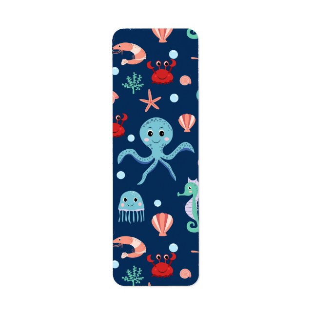 Cute Ocean Sea Life Pattern (Front)