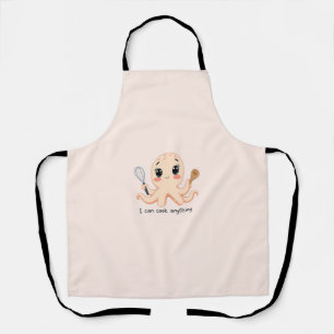 Cute Octopus Apron - I can cook anything