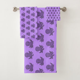 Cute Octopus Bath Towel Set