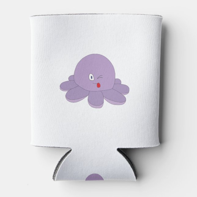 Cute Octopus Can Cooler (Front)