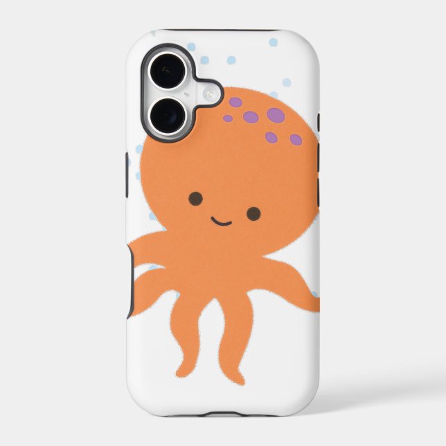 Cute Octopus Cartoon (Back)