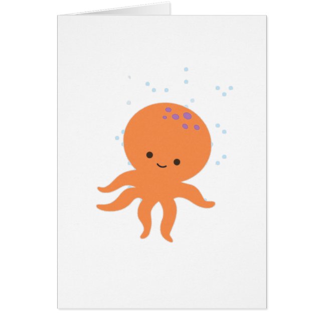 Cute Octopus Cartoon (Front)