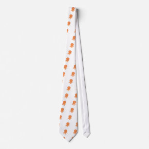 Cute Octopus Cartoon Tie
