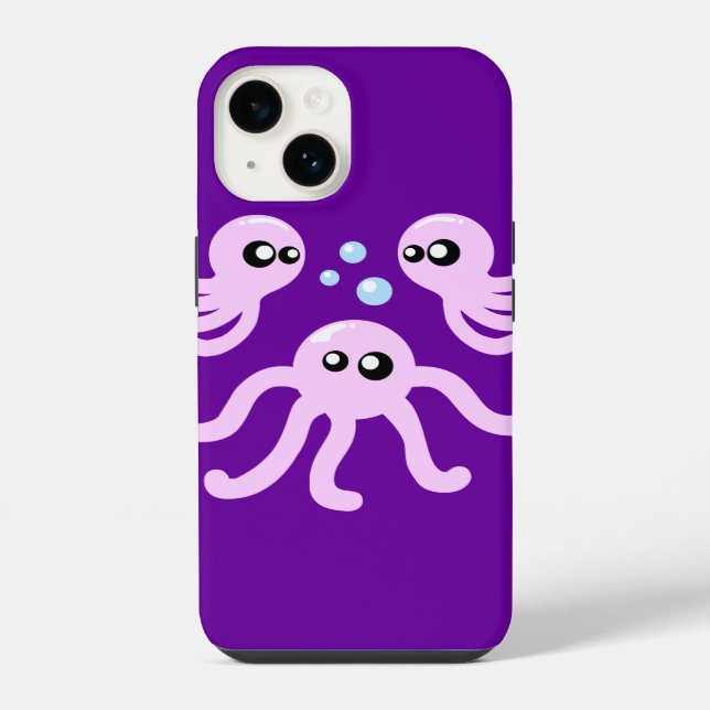 Cute Octopus iPhone Case (Back)