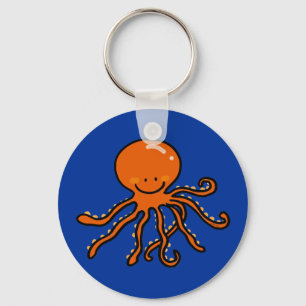 cute octopus key ring