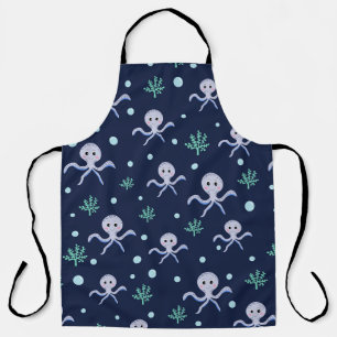 Cute Octopus Pattern Apron