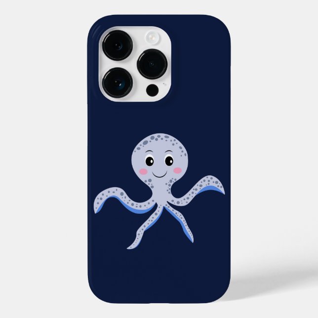 Cute Octopus Pattern Case-Mate iPhone Case (Back)