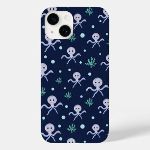 Cute Octopus Pattern Case-Mate iPhone 14 Case