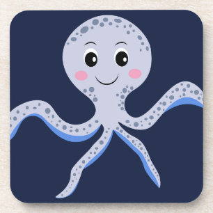 Cute Octopus Pattern Coaster