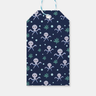 Cute Octopus Pattern Gift Tags