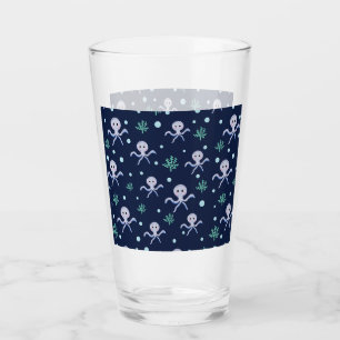 Cute Octopus Pattern Glass