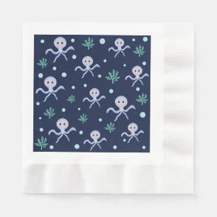 Cute Octopus Pattern Napkin