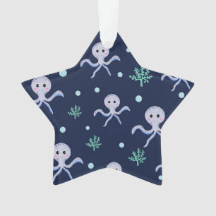 Cute Octopus Pattern Ornament