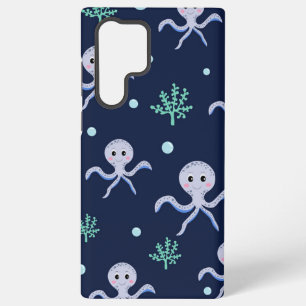 Cute Octopus Pattern Samsung Galaxy Case