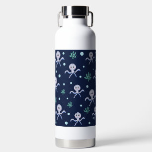 Cute Octopus Pattern Water Bottle