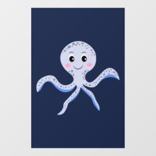 Cute Octopus Pattern Window Cling