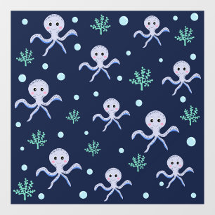 Cute Octopus Pattern Window Cling