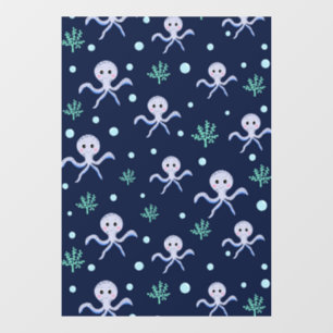 Cute Octopus Pattern Window Cling