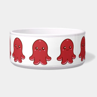 Cute Octopus Sausage Pet Bowl (Large)