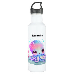 Cute Octopus Sea Creature 710 Ml Water Bottle