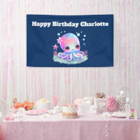 Cute Octopus Sea Creature Birthday