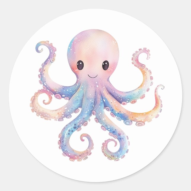 Cute Octopus Stickers (Front)