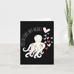 Cute Octopus, You Octo My Heart, Valentine  Card
