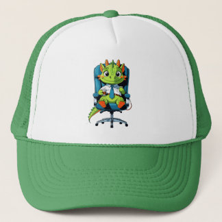Cute Office Dragon Cap | Funny Cartoon Hat
