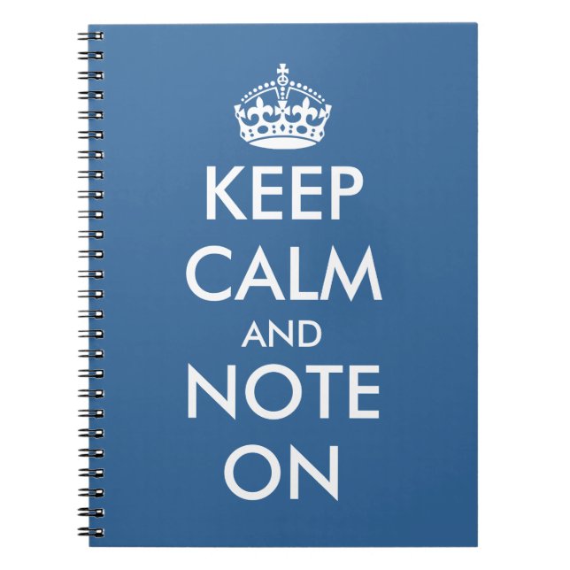 Cute office supplies | Keepcalm writing notepads Notebook (Front)