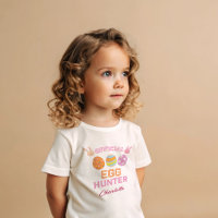 Cute Official Egg Hunter Easter Kids Name