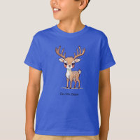 Cute Oh My Deer Design T-Shirt