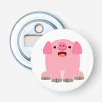 Cute Oinking Cartoon Pig