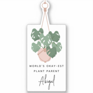 Cute Okay Plant Parent Personalised