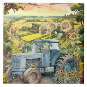 cute Old Country truck  Tile