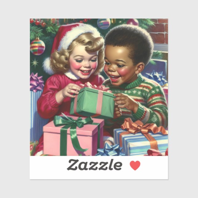 Cute Old-Fashioned Christmas and Happy New Year (Sheet)