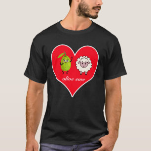 Cute Olive Ewe  Tell Someone I Love You T-Shirt