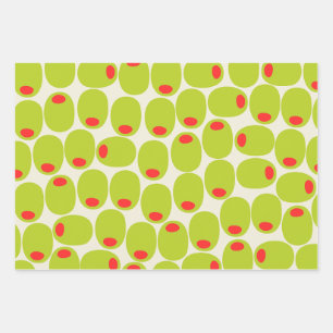 Cute Olives Wrapping Paper