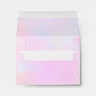 Cute Ombre Sky Cloud Themed Envelope